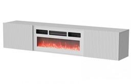 Cama Meble Szafka RTV ROTA 183x35x37 biały mat