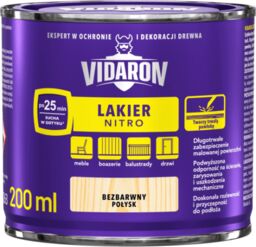 VIDARON Lakier Nitro bezbarwny 0,2L
