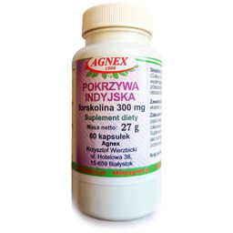 Pokrzywa indyjska (forskolina 300 mg) - 60 kaps.
