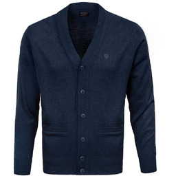 Męski Sweter Wełniany na Guziki - Kardigan -