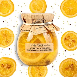 Cytryny w syropie z kwiatem czarnego bzu 260