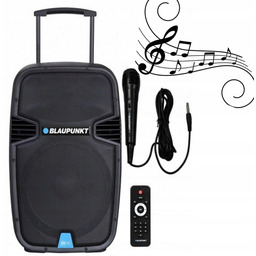 Głośnik przenośny Kolumna karaoke Bluetooth z rączką mikrofon