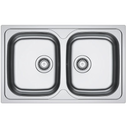 Franke Spark SKX 620-34-34/80 Stal szlachetna Zlewozmywak prostokątny