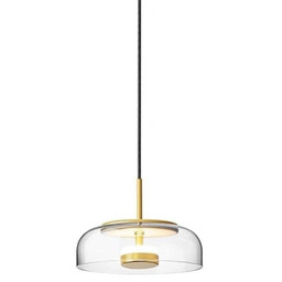 Tigel - nowoczesna lampa wisząca LED złoty