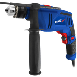 Wiertarka udarowa 700W,kluczyk 13mm, kolorowe pudełko