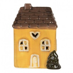 Lampion LED Domek Ceramiczny A Clayre & Eef