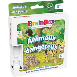Asmodee - BrainBox Pocket : Niebezpieczne zwierzęta -