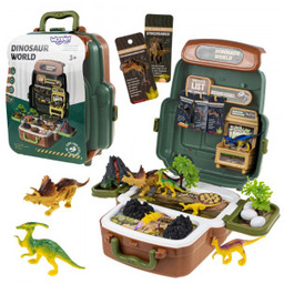 Zestaw Walizka Dinosaur World Edukacyjny Odkrywcy Dinozaurów