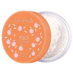 LOVELY_Loose Powder Peach transparentny puder do twarzy o
