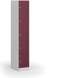 Szafka skrytkowa, 5 schowków, 1850 x 300 x