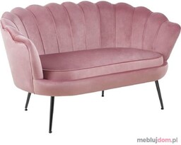 Sofa SF1-FX - czarne nóżki Różowy