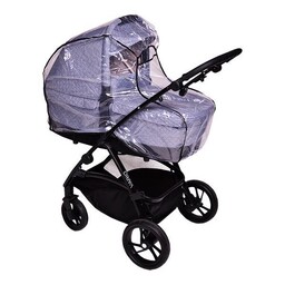 PETITE&MARS Folia przeciwdeszczowa na wózek z gondolą 82x60x40