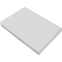 Greno Prześcieradło satynowe bez ściągacza Jasno Szare