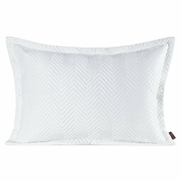 Eurofirany Poszewka dekoracyjna 50x70 Sofia biała welurowa