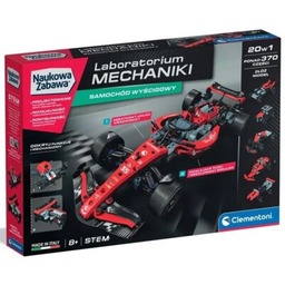 CLEMENTONI Klocki plastikowe Naukowa zabawa Mechanics Samochód wyścigowy