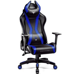 DIABLO CHAIRS Fotel gamingowy X-Horn 2.0 (L) Czarno-niebieski