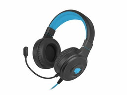 Fury NATEC Słuchawki Warhawk RGB dla graczy czarno-niebieskie
