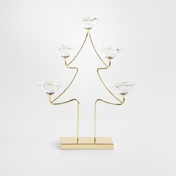 Świecznik Diamonds tree z motywem choinki
