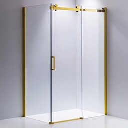 Złota kabina prysznicowa prostokątna 120x90 szkło 8mm KZ202CG