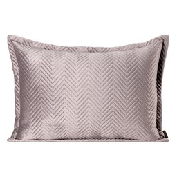 Eurofirany Poszewka dekoracyjna 50x70 Sofia pudrowa welurowa