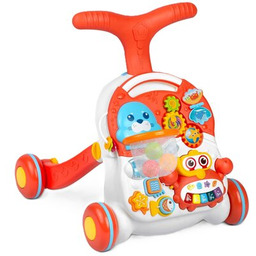RICOKIDS Pchacz dla dziecka 2w1 RK-810 Biało-czerwony