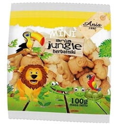 HERBATNIKI SZKOLNE MINI JUNGLE 100 G ANIA