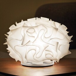 Slamp Veli designerska lampa stołowa Ø 32cm biała