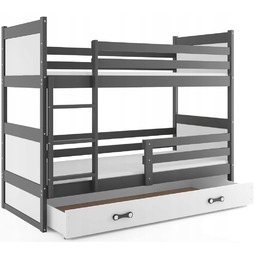 Łóżko piętrowe 160x80 dla dzieci Rico z materacem