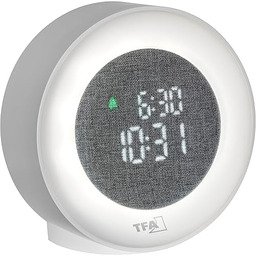 TFA Dostmann Cyfrowy budzik świetlny z cyframi LED,