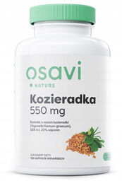 Osavi Nature Kozieradka 550 mg, 120 kapsułek wegańskich