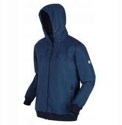 Softshell przeciwdeszczowy z kapturem Regatta RML223 granat Kurtka