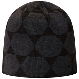 CZAPKA JIM BEANIE-TNF BLACK-ASPHALT GREY GEODESIC JACQUARD