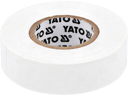 Yato TAŚMA ELEKTROIZOLACYJNA 19MMX20MX0.13MM BIAŁA