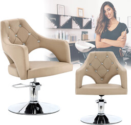 Fotel fryzjerski Leia hydrauliczny obrotowy do salonu fryzjerskiego