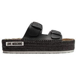 Espadryle LOVE MOSCHINO JA28233G0IIAX000 Czarny