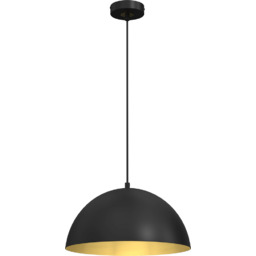 Milagro Wisząca lampa sypialniana Beta nad łóżko czarna