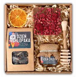 Prezent na dzień chłopaka zestaw upominek box eko