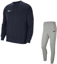 Dres męski bawełniany Nike granatowy/szary CW6902-451 + CW6907-063