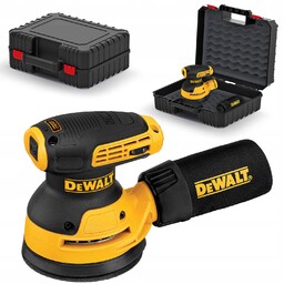 Dewalt Przenośna Szlifierka Mimośrodowa 280W 125mm Regulacja Walizka