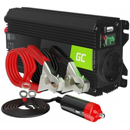 GREENCELL Przetwornica Pro 12V na 230V 500W/1000W Modyfikowana