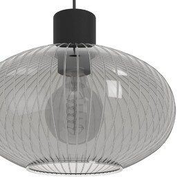 EGLO Lampa wisząca Dasmina, możliwość ściemniania, aluminiowy /