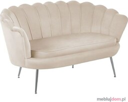 Sofa SF1-FX - srebrne nóżki Beżowy