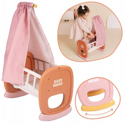 Baby Nurse Kołyska z Baldachimem dla Lalki Łóżeczko