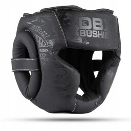 Kask Bokserski Do Sparingów Czarny Matowy Black Dragon