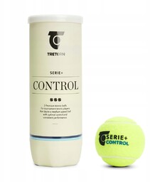 Piłki Tenisowe Tretorn Control SERIE+Oficjalna Piłka Pzt zestaw4szt