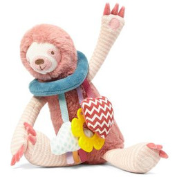 BABYONO Zabawka edukacyjna - zawieszka do wózka SLOTH