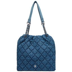 Torebka Tommy Hilfiger Th Feminine Tote Denim AW0AW18866