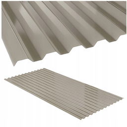 Płyta Trapezowa Poliwęglan Gradoodporna 900X2000 MM Dymna