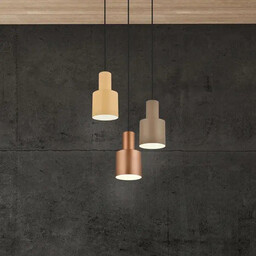 Trio Wisząca lampa AGUDO 319430317 beżowa szara różowa