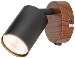 RABALUX 5295 Edmund Spot IP20 dąb GU10 1X